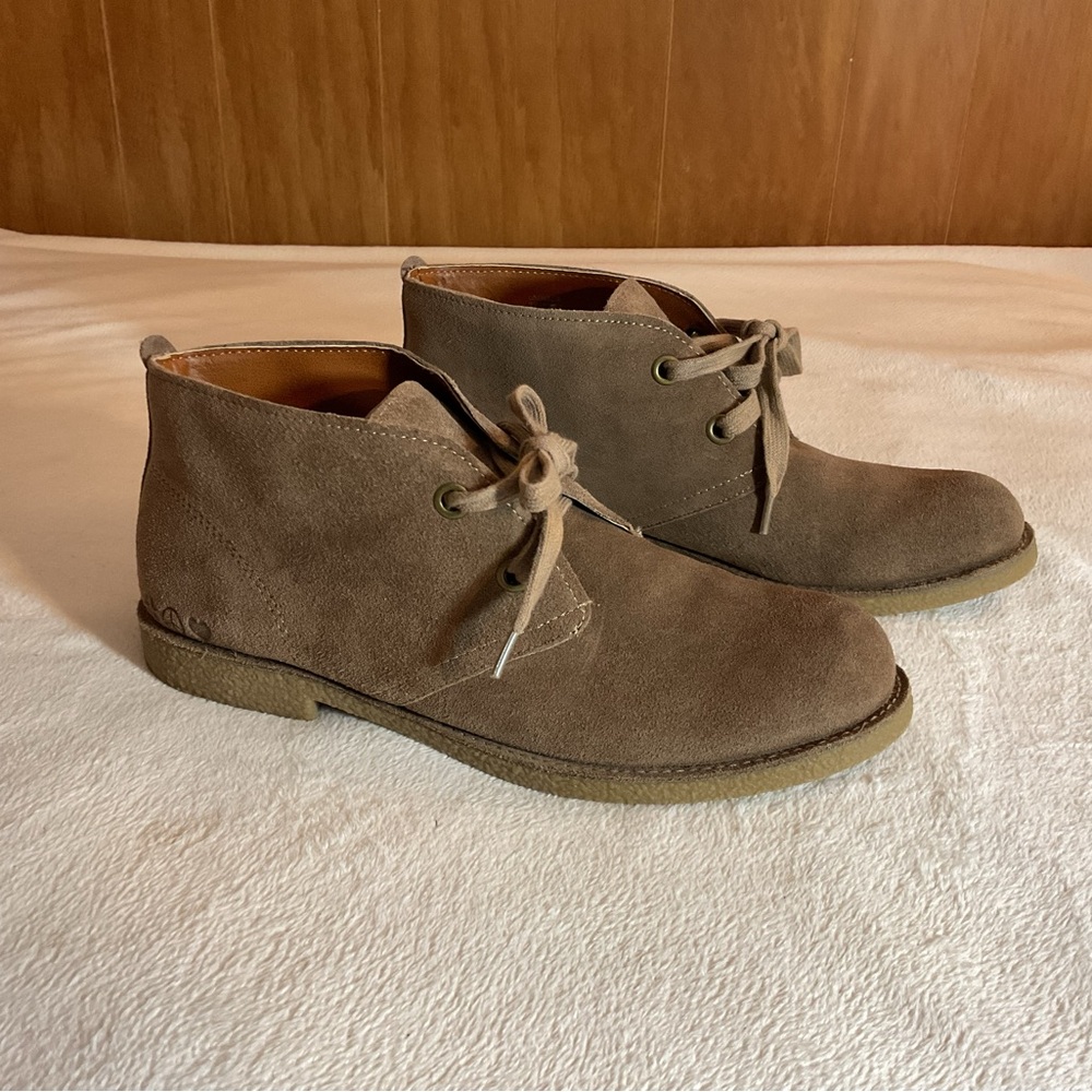 Lucky Brand Women's Brown Suede Chukka Boots